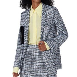 Adam Lippes Collective
Blue Tweed Blazer